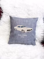 Ford Torino 1970, kuddfodral ljusgrå