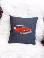 Chevrolet 1955, kuddfodral mörkgrå