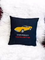 Chevrolet Corvette cab, 1970, kuddfodral svart