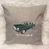 Volvo 164, 1971, kuddfodral beige