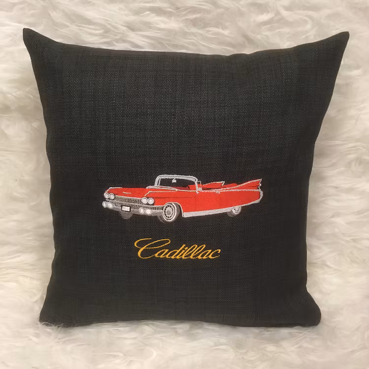 Cadillac Biarritz, 1959, kuddfodral mörkgrå