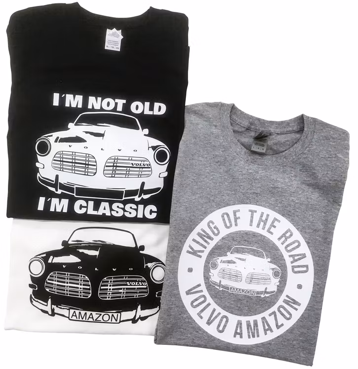 Svart "Old Classic Amazon", vit "Amazonfront" och grå "King of the road"