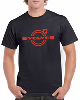 T-shirt herr: Volvo navkapsel 60-tal i rött