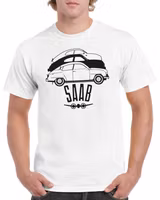 T-shirt herr: SAAB evolution