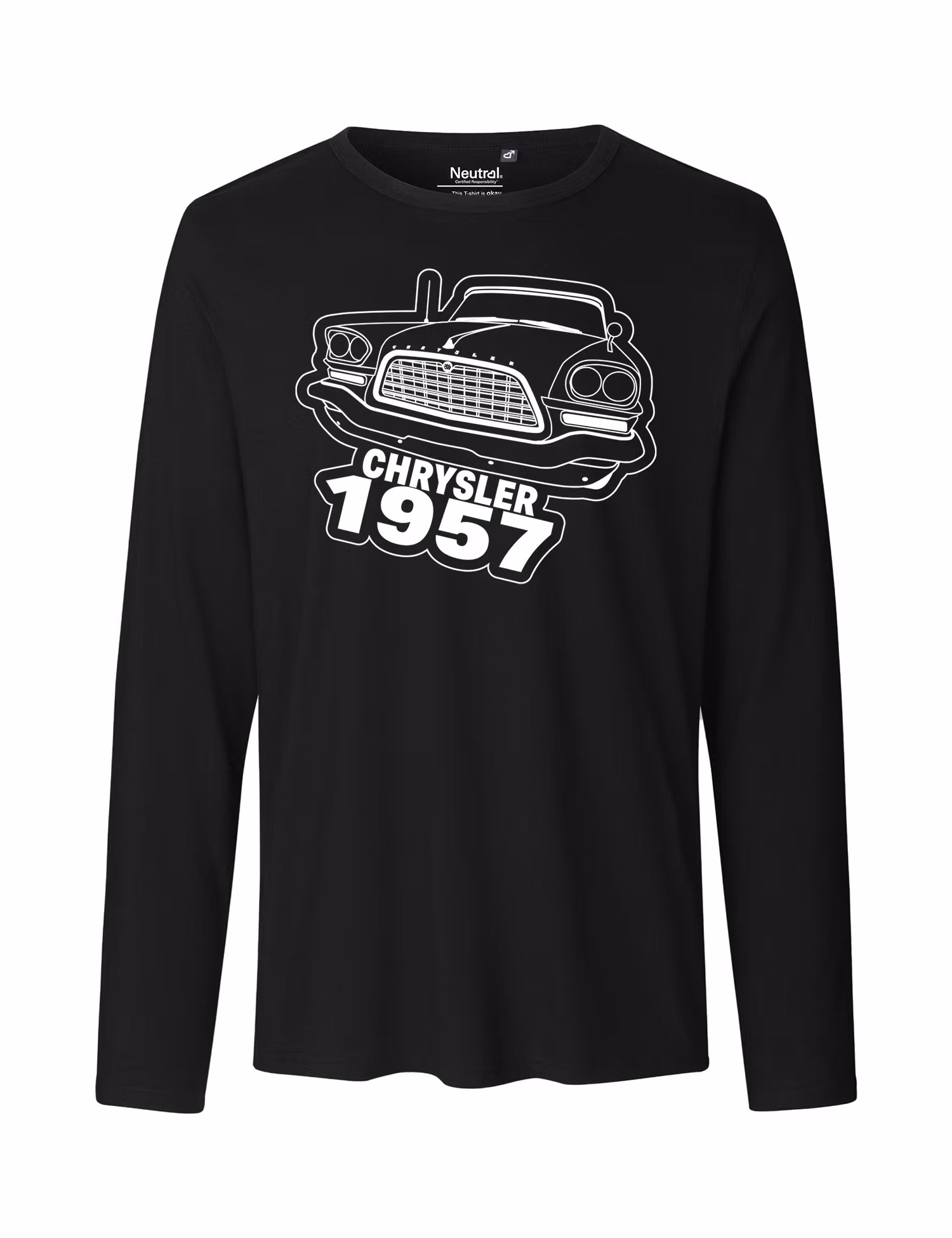T-shirt LS herr: Chrysler 1957