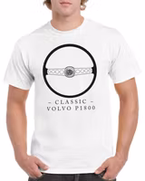T-shirt herr: Classic Volvo P1800 ratt