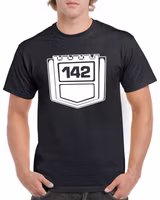 T-shirt herr: Volvo 142 emblem