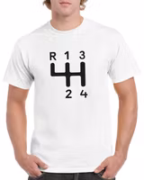 T-shirt herr: Växelspaksymbol Amazon