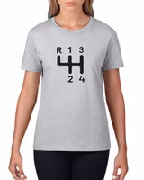 T-shirt dam: Växelspaksymbol Volvo Amazon