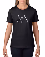 T-shirt dam Växelspaksymbol VW