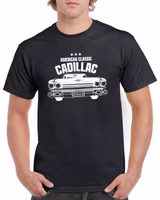 T-shirt herr: American Classic Cadillac