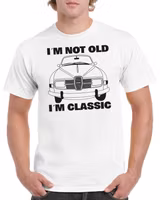 T-shirt herr: SAAB I´m not Old I´m Classic