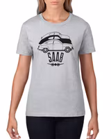 T-shirt dam: SAAB-evolution