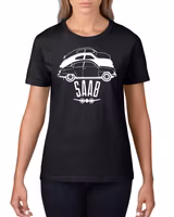 T-shirt dam: SAAB-evolution