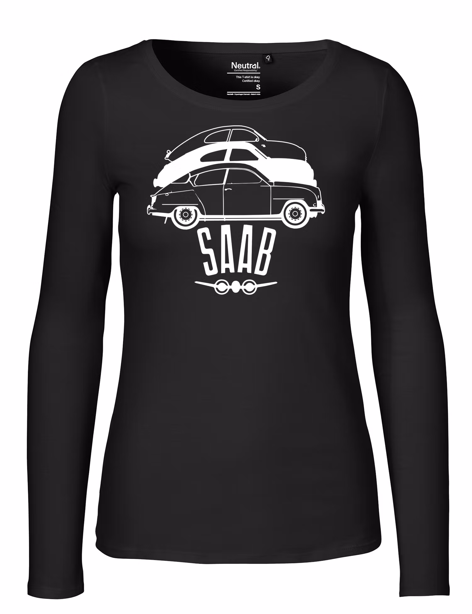 T-shirt LS dam: SAAB evolution