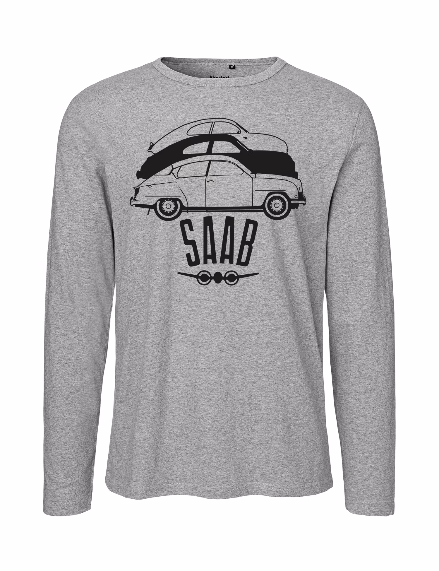 T-shirt LS herr: SAAB evolution