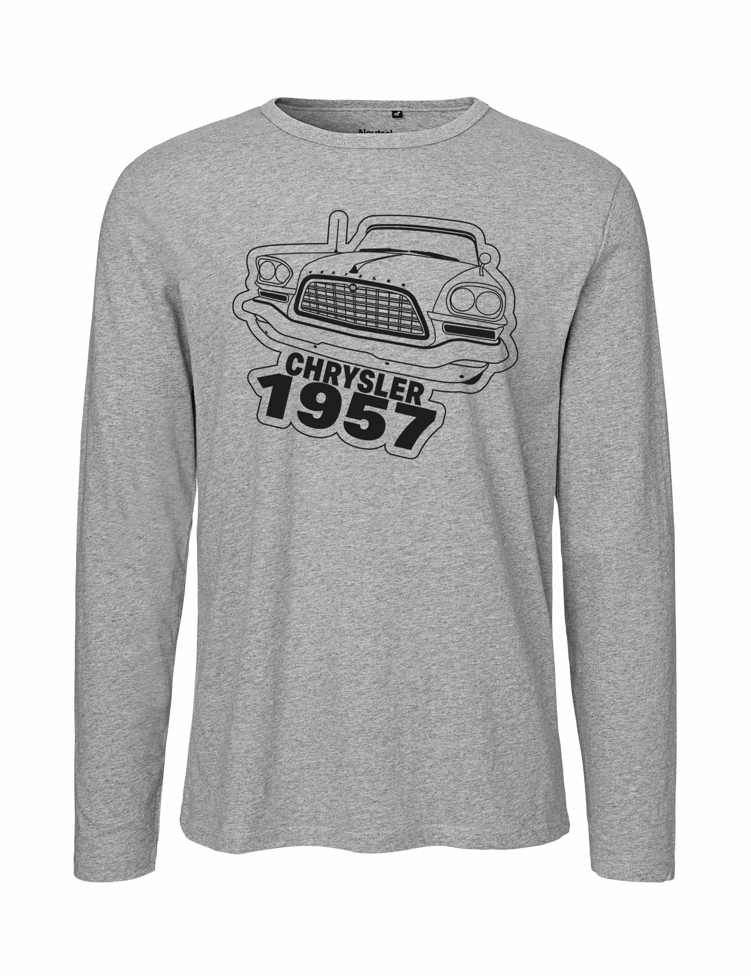 T-shirt LS herr: Chrysler 1957