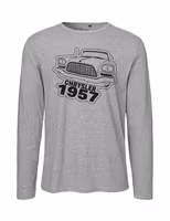 T-shirt LS herr: Chrysler 1957
