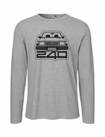 T-shirt LS herr: Volvo 240 front