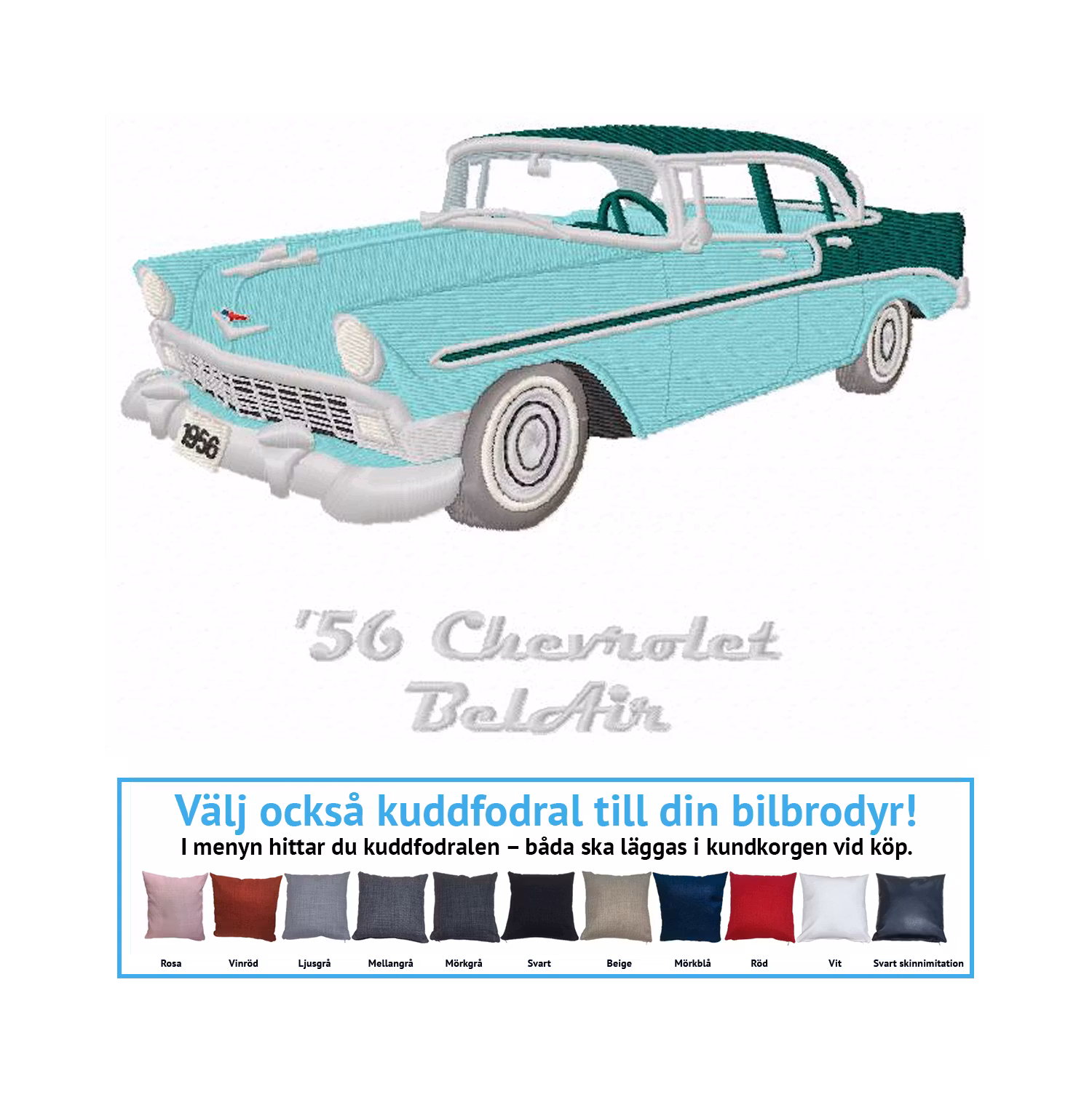 Chevrolet 4D Bel Air, 1956