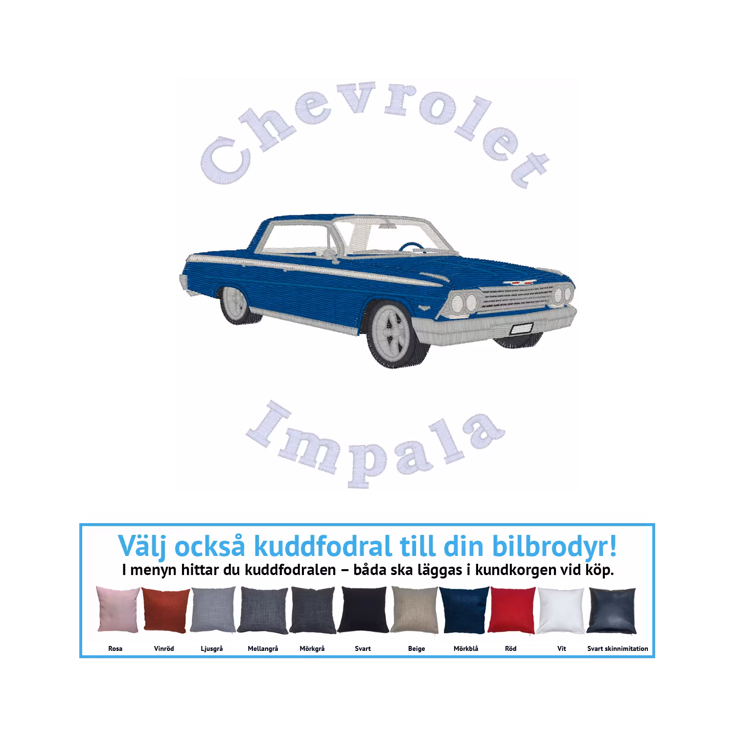 Chevrolet Impala 4D HT, 1962 med specialfälgar