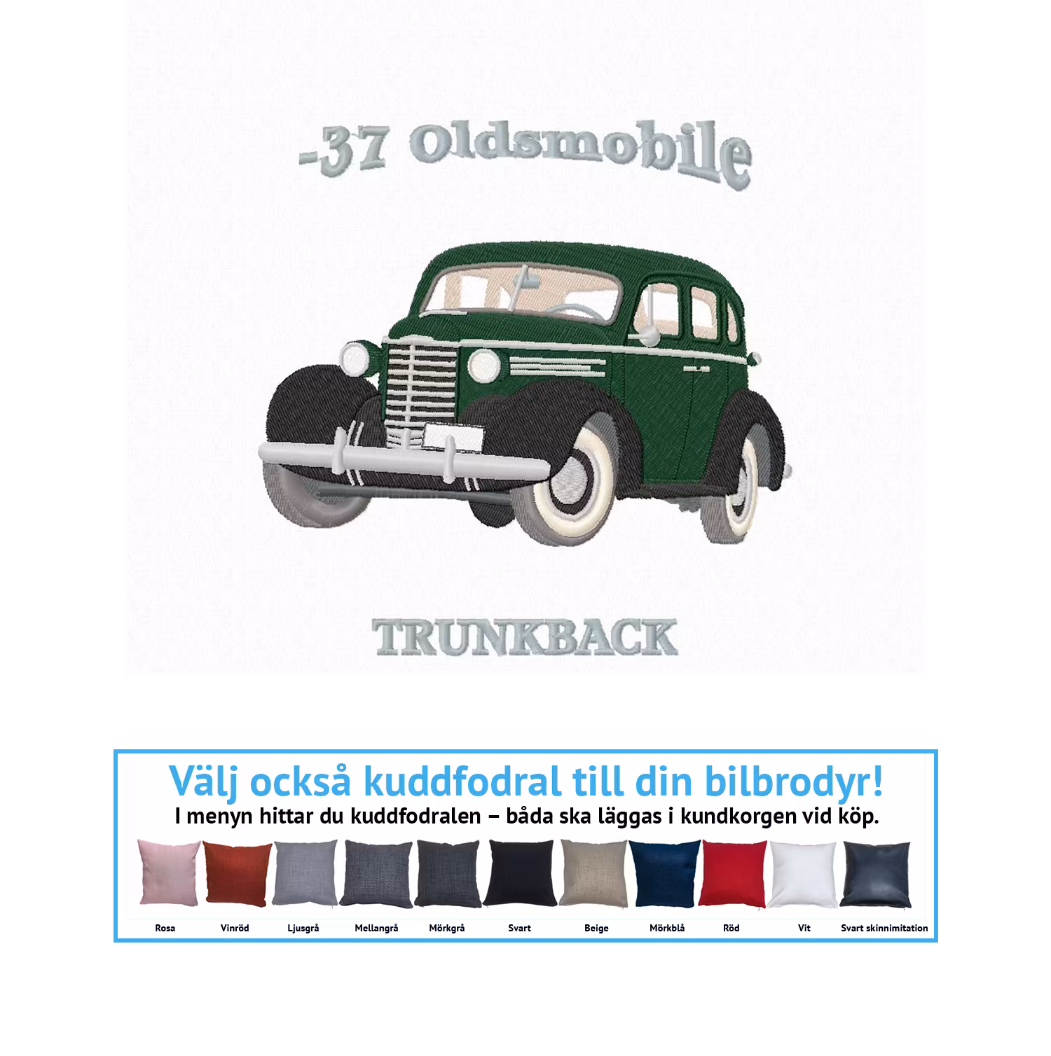 Oldsmobile 4D trunkback, 1937