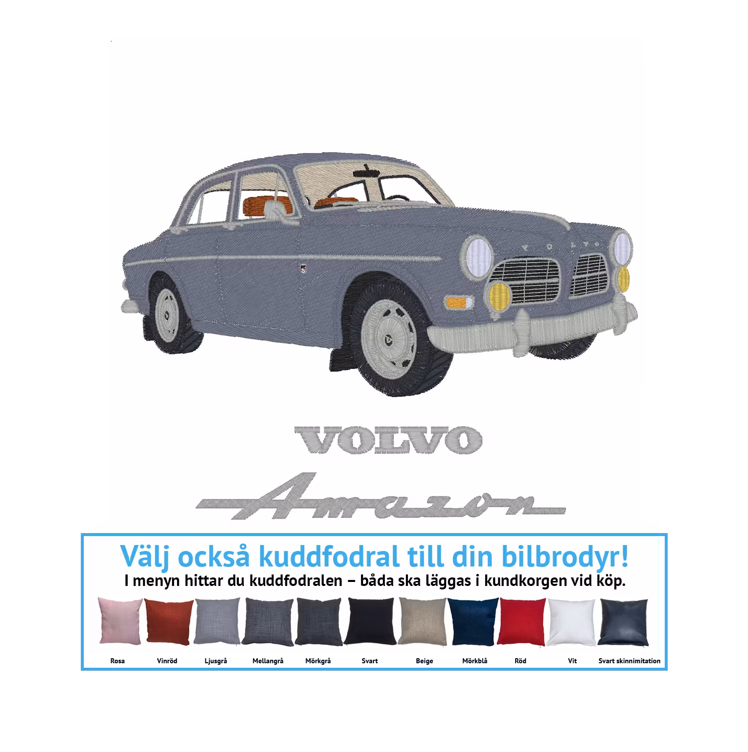 Volvo Amazon 122s 4D, 1966 (alla färgkombinationer)