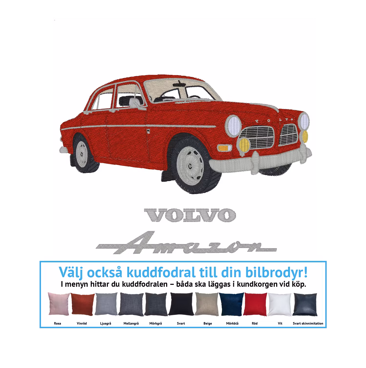 Volvo Amazon 122s 4D, 1966 (alla färgkombinationer)