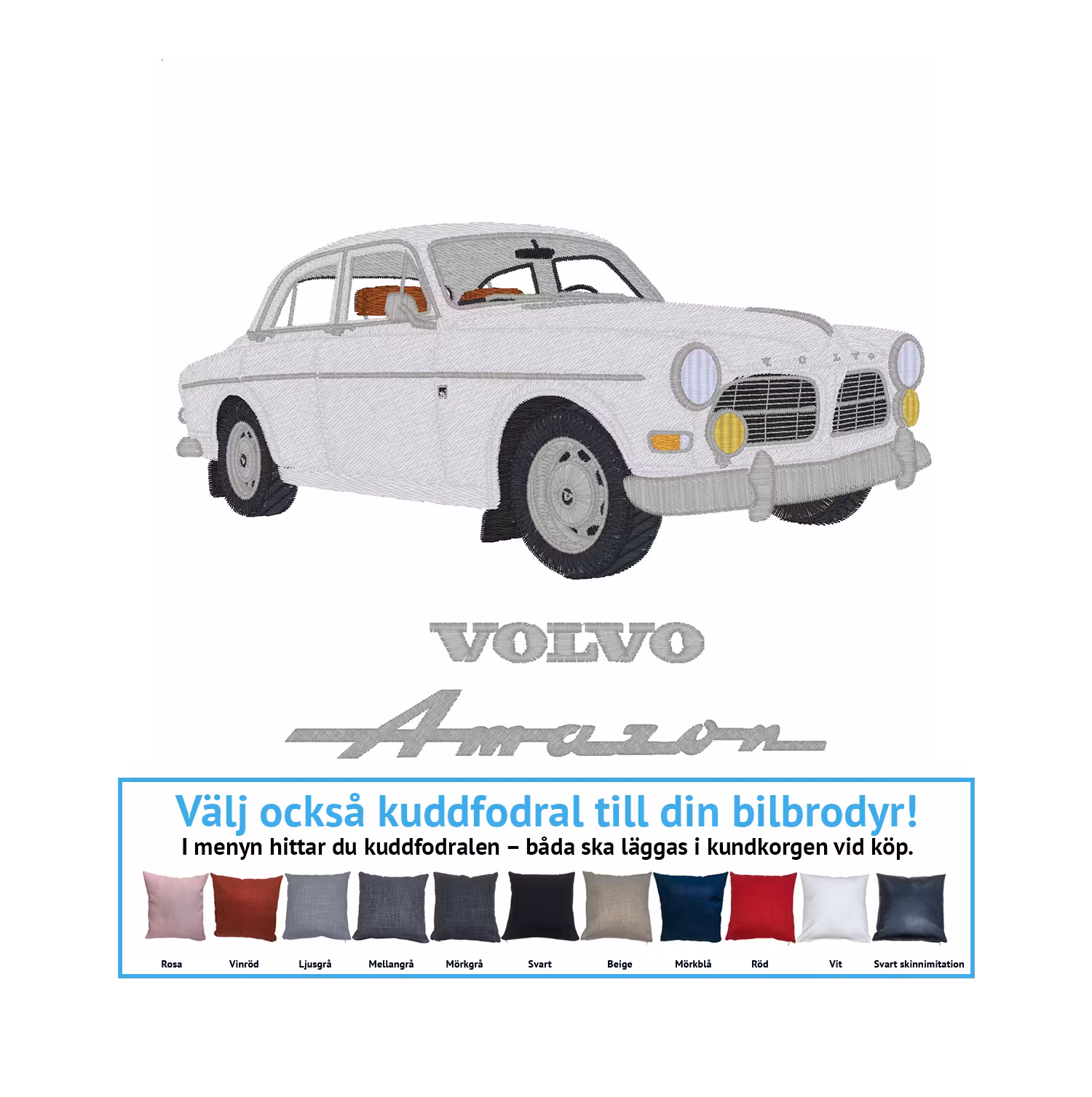 Volvo Amazon 122s 4D, 1966 (alla färgkombinationer)