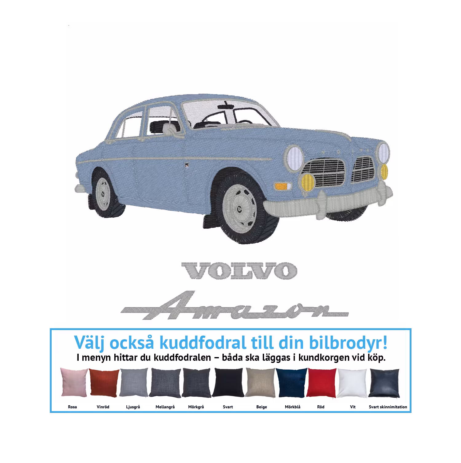 Volvo Amazon 122s 4D, 1966 (alla färgkombinationer)