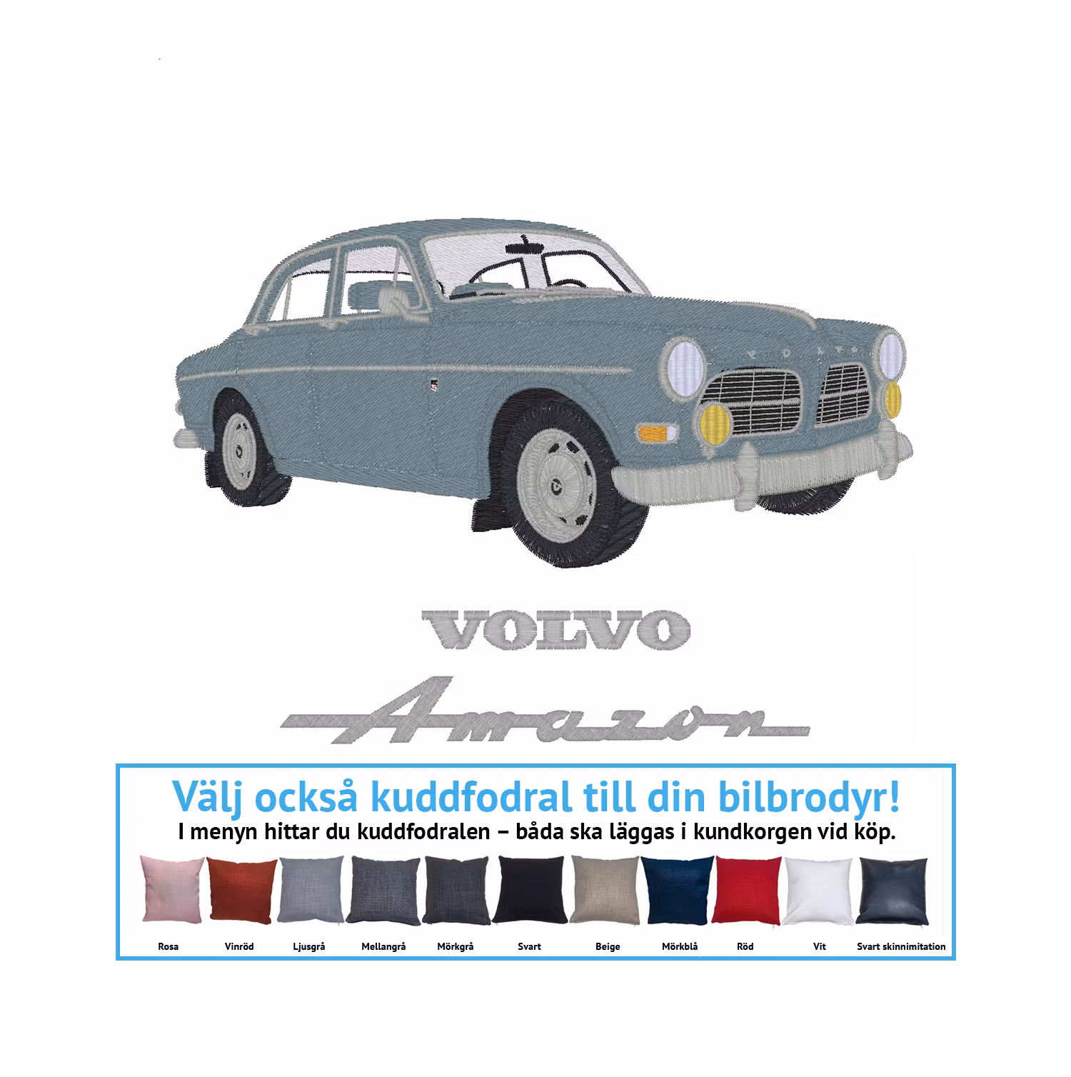 Volvo Amazon 122s 4D, 1966 (alla färgkombinationer)