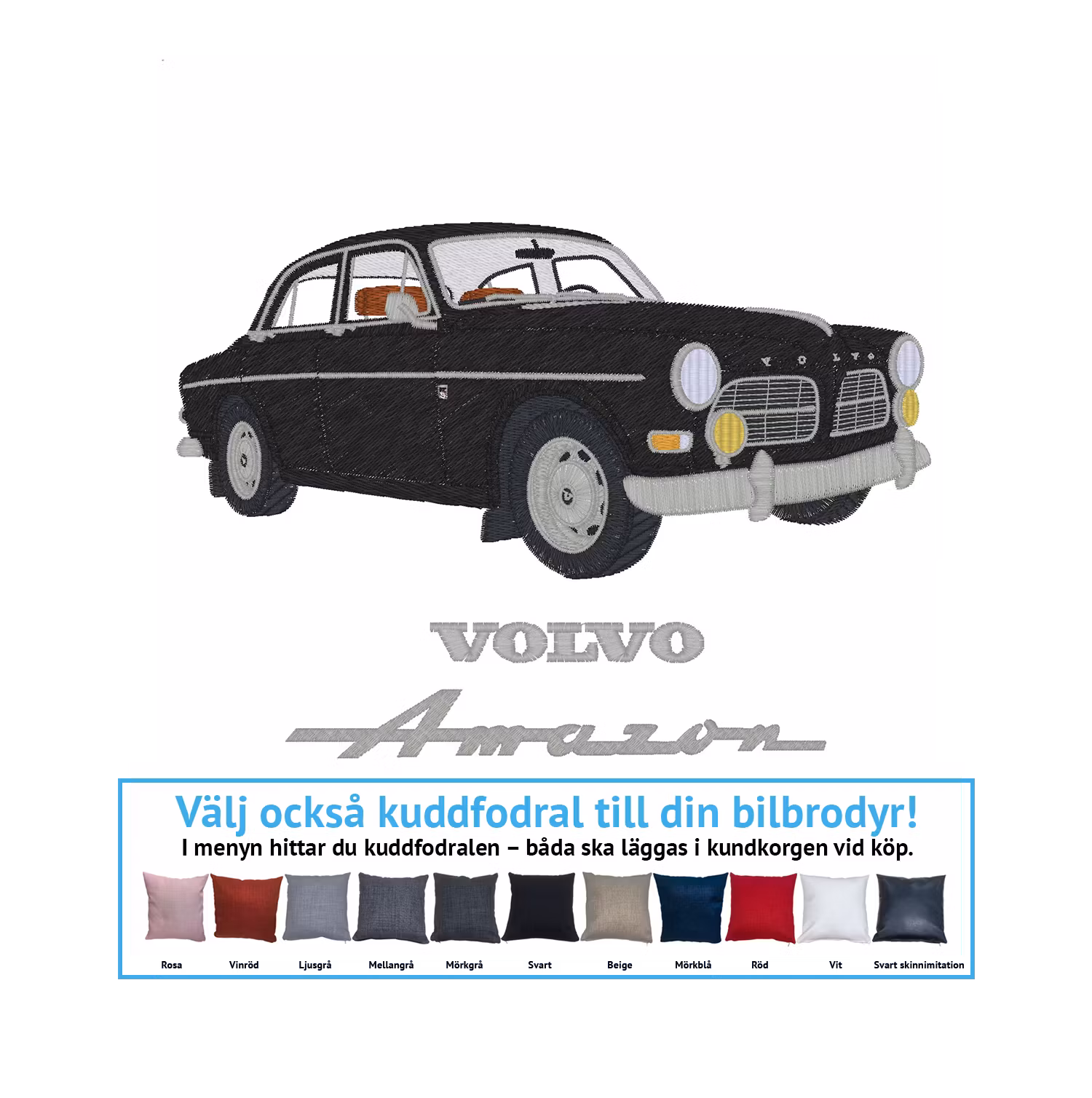 Volvo Amazon 122s 4D, 1966 (alla färgkombinationer)