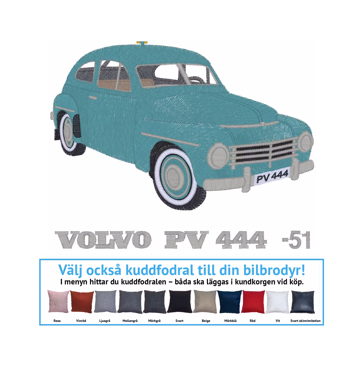 Volvo PV 444 takgök, 1951