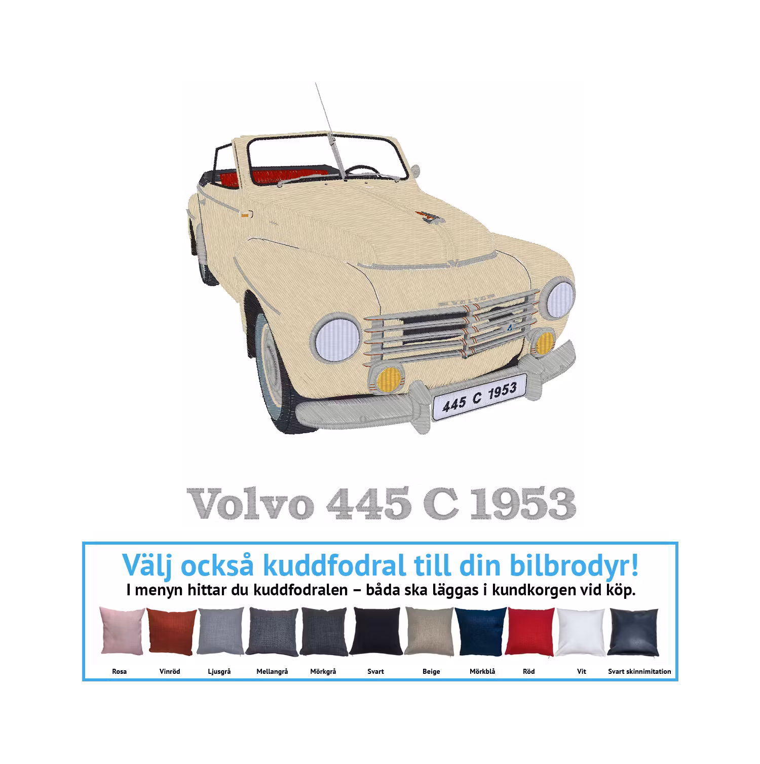 Volvo 445 cabriolet, 1953
