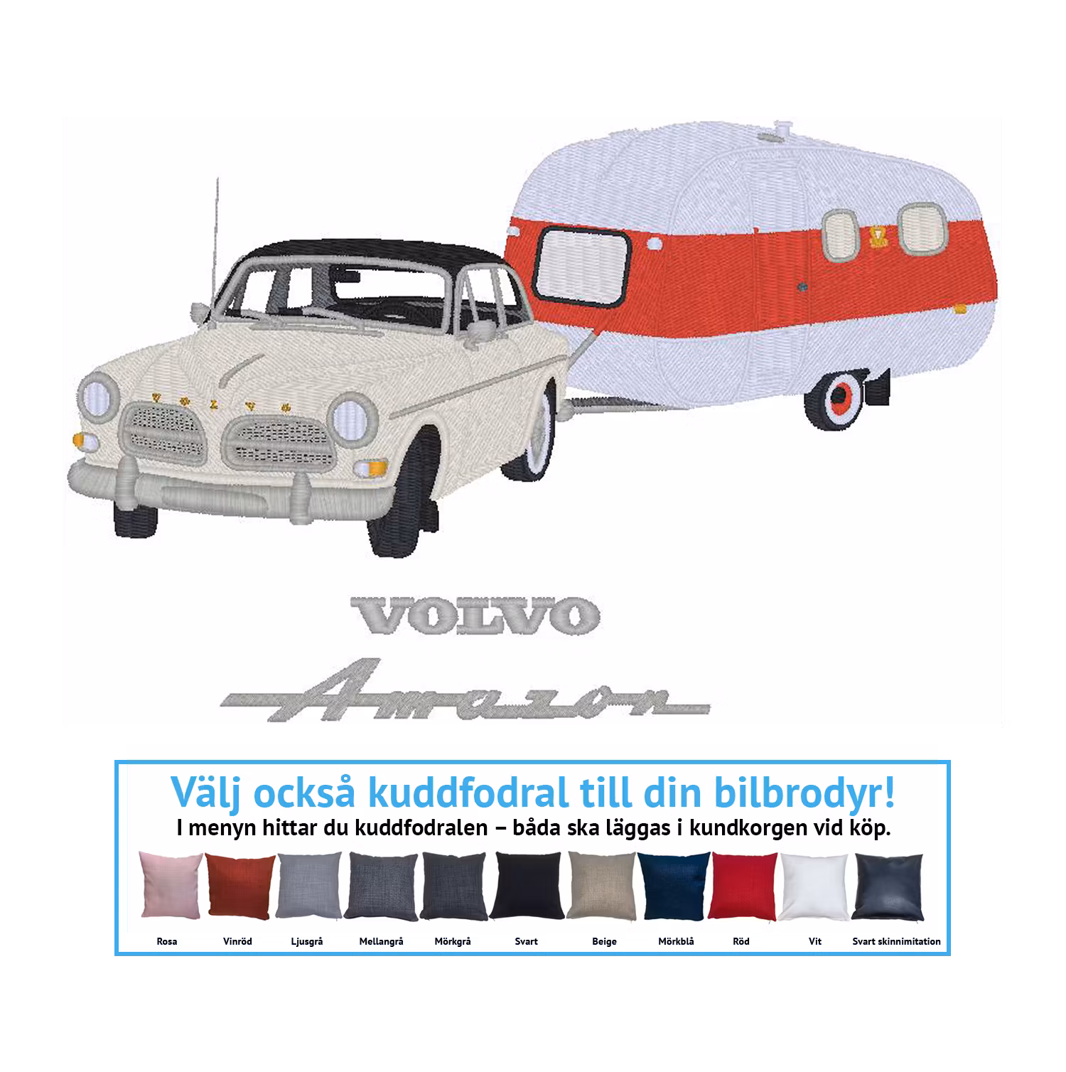 Volvo Amazon + husvagn SMV