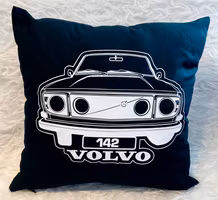 Svart kuddfodral, VOLVO 142 front