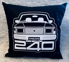 Svart kuddfodral, VOLVO 240 front