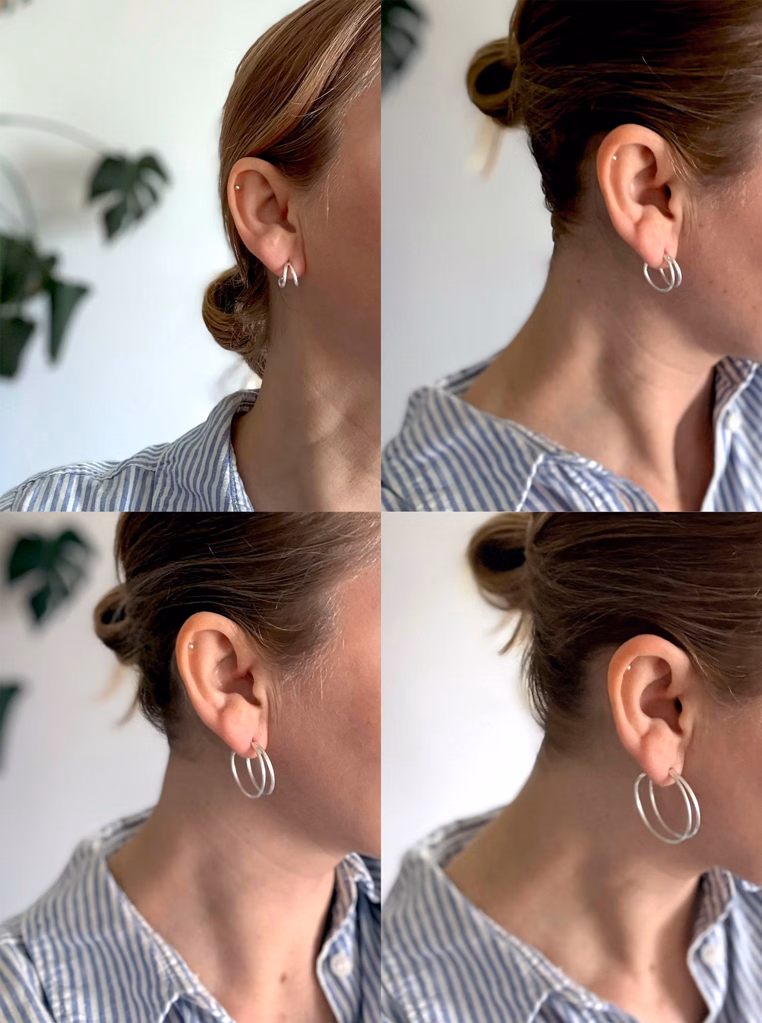 ALIGNED hoops örhängen - Tess Jordan