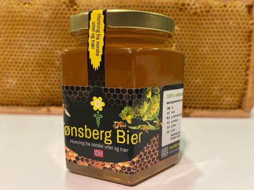 Linde honning fra Tønsberg sentrum 500 gram