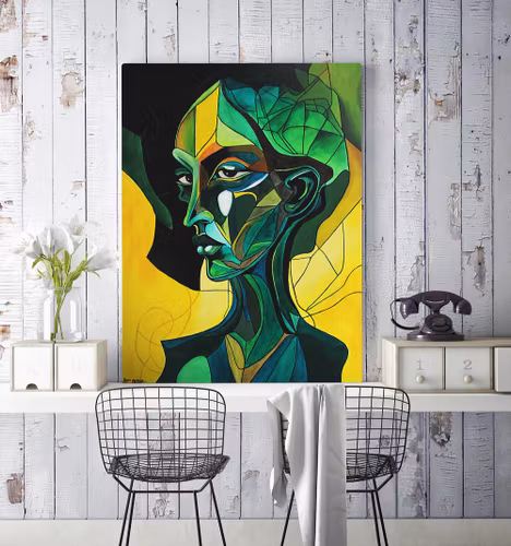'Refraction & Projection' - Original 50x70 cm