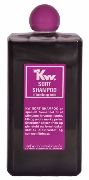 KW Sort shampo 200ml