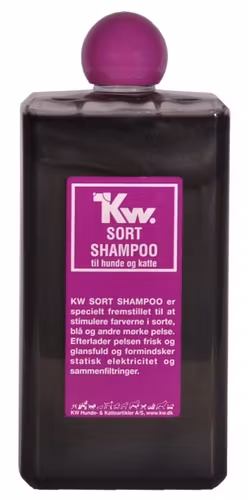 KW Sort shampo 200ml