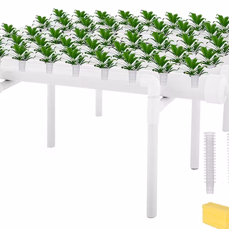 Hydroponic "NFT" system startkit 36 eller 54 pods