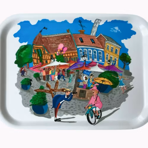 FRUKOSTBRICKA "SMILE!" 27x20 CM