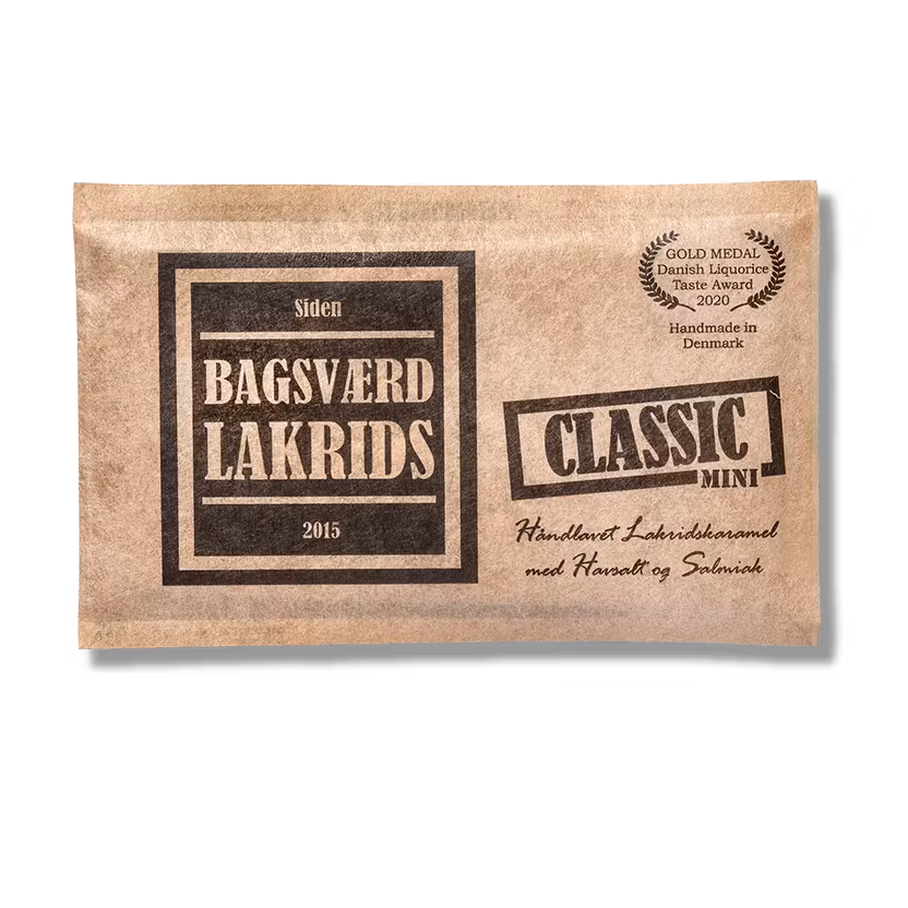 Bagsværd Lakrids Classic, prisvinnande saltlakritskola från Danmark