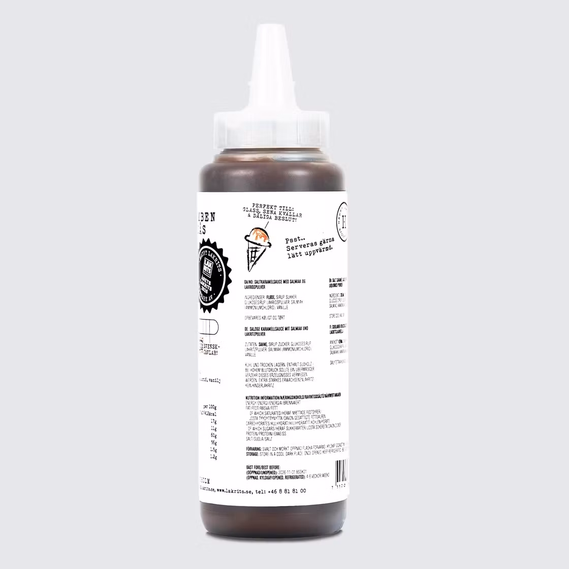 Salmiakbomben Salt-Kolasås