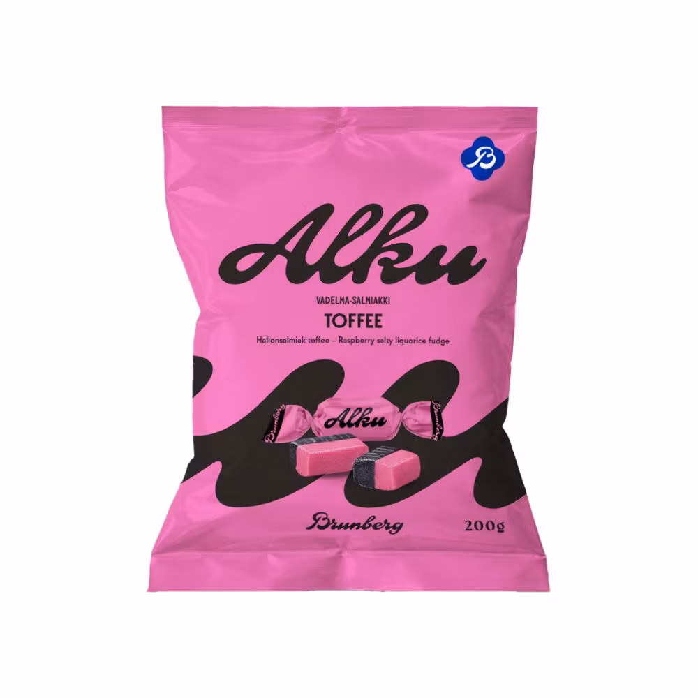 Alku Toffee Hallonlakrits