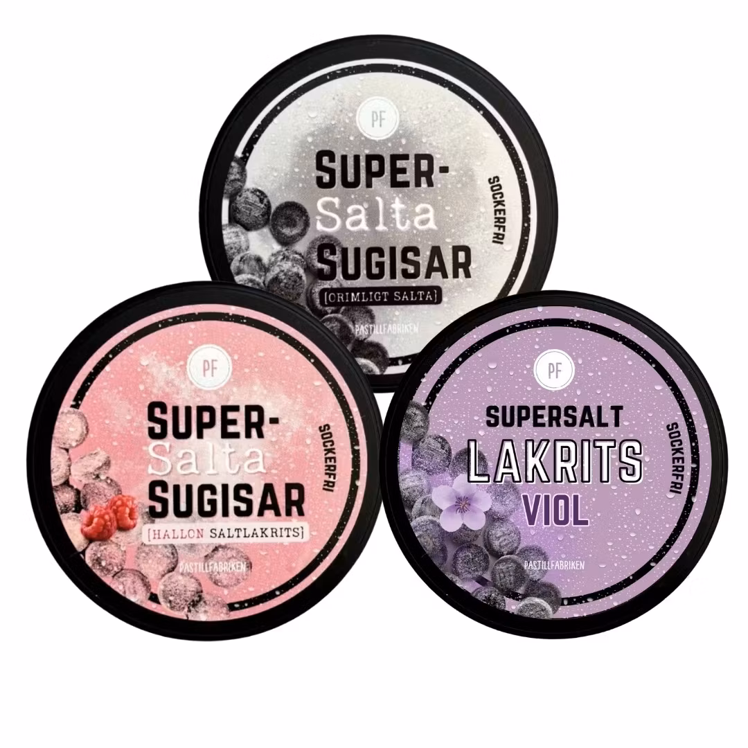 3-pack SuperSalta Sugisar