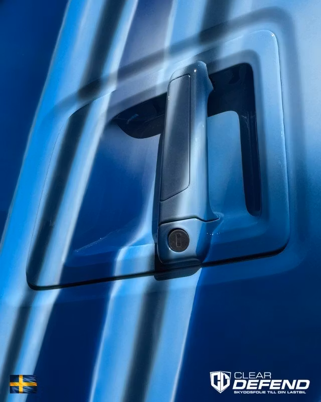 Hur skyddar jag mina handtag på lastbilen från repor i lacken?