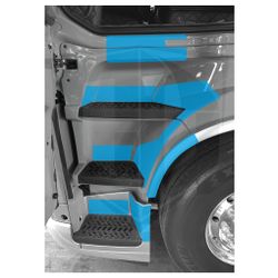 Instegsskydd Volvo Aero - förarsida